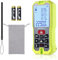 BILIPALA Télémètre Laser, 70m Mètre Laser numérique, avec écran LCD Rétroéclairé, précision ± 2 mm, Commutation d'unité M/po/pi, Mesure de la Distance, de la Surface, du Volume, de Pythagore (Rouge)