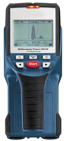 NADCFN Détecteur métaux Tout-Terrain Scanner Mural numérique d-tect 150 SV, détecteur de Bois, câbles sous Tension, tuyaux en Plastique, pointeur de détection de métaux DétecteurOr avec