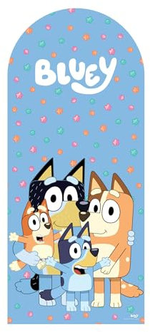 Star Cutouts SC4574 Bluey Heeler Family - Telón de Fondo de cartón Recortado de 185 cm de Altura, Ideal para Temas Azules, Fiestas, cumpleaños y fanáticos, decoración de Habitaciones y Eventos