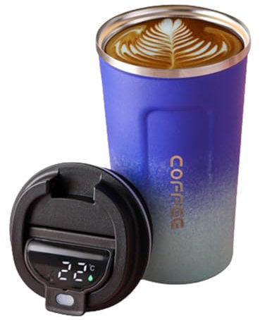 Temperature Water Bottle | Smart Sports Water Bottle Temperature Display With Leak-Proof Lid Stainless Steel Water Bottle Keeps Water Bottle