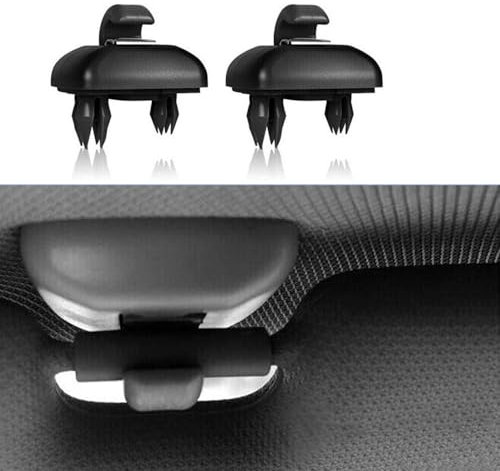 Kalmaegee Clip per aletta parasole compatibile con Audi A1, A3, A4, A5, Q3, Q5, A7, B6, B7, B8, S4, S5, accessori di ricambio per aletta parasole interna, accessori di ricambio 8U0857562A 8E0857562 (2