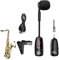 Mikrofon Saxophone Saxophone: Instrumentenmikrofon, Clip-Mikrofon mit LED-Display für Lautsprecher, Trompeten, Klarinetten, Saxophone, Sprachverstärker für Bühne für Freunde