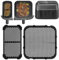 2 Pcs Grille Anti Projection pour Philips Airryer 3000 Double Panier NA350, Réutilisable Grille Anti Projection Air Fryer, pour Philips NA 550 6L/3L, Reusable Air Fryer Accessoires Grille Air Fryer