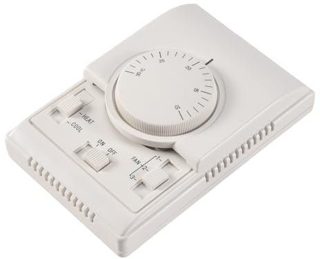 Goufride MT01 220VAC Termostato Meccanico Condizionatore D'Aria Termostato per Ventilconvettori Regolatore di Temperatura Caldo