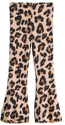 NEXT Mädchen Gerippte Leggings mit ausgestelltem Bein Animal 15_Jahre
