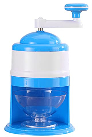 Ciieeo Manueller Eiscrusher Für Haushalt Eisrasierer Ohne Strom Zum Eisbrechen Für Smoothies Slush Rutschfeste Basis