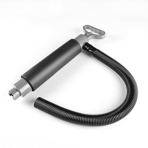 Locadence Manuelle Bilgenpumpe, Tragbare Handwasserpumpe, Hand Siphon Lenzpumpe mit Verlängerungsschlauch für Boote, Kajaks und Kanus