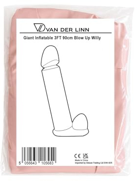 Van Der Linn Giant Inflatable 3FT 90cm Blow Up Hen Stag Night Novelty (1)