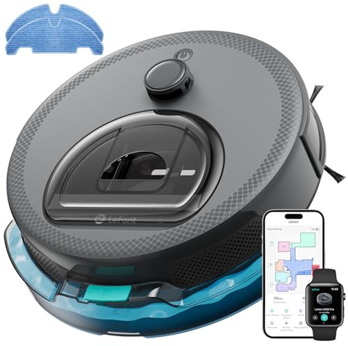 Lefant M330 Pro Roboterstaubsauger mit Kartierung | 150 min Laufzeit, 3-in-1-Saugroboter mit 5.000 Pa Saugkraft,dToF-Navigation, Teppicherkennung und Antiverwicklung