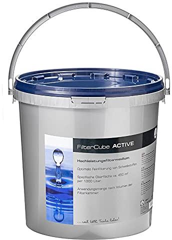FIAP FilterCube ACTIVE 10.000 ml - Filterwürfel - Biowürfel - PPI 20 ca. 10 Liter Schüttware - Filtermaterial - Teichfilter - Teich - Gartenteich - Schwimmteich - Koiteich