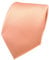 TigerTie Herren Krawatte – Klassische 8 cm Satin-Krawatte in lachs orange einfarbigem Design, ideal für Geschäftstermine, festliche Anlässe und die Freizeit