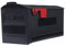 Gibraltar Mailboxes Patriot GMB505B01 Briefkasten, mittelgroß, rostfrei, Kunststoff, Schwarz