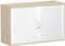 Gera Möbel Schranksystem Flex Anstell-Querrollladenschrank, Holzdekor, Silber/ahorn, 120 x 42.5 x 72 cm
