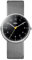 Braun Mens 3-Hand Analogue Quartz Watch, Black Dial and Steel Milanese Mesh Strap, 38mm Stainless Steel Case, Model BN0021BKSLMHG.