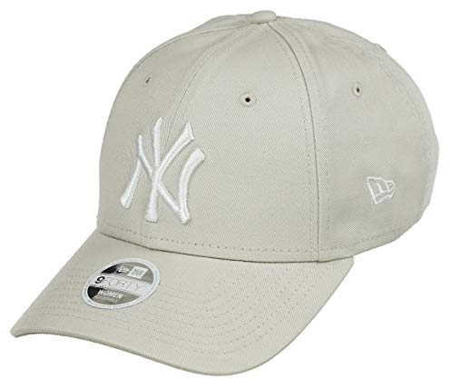 New Era New York Yankees Beige MLB League Essential 9Forty Adjustable Women Cap - One-Size