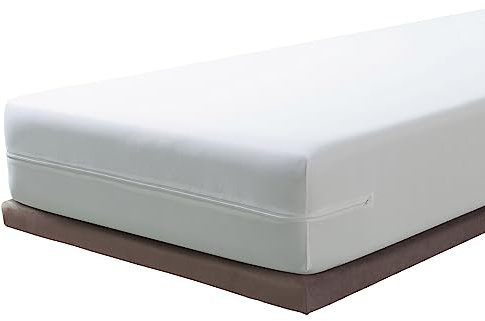 Savel. Coprimaterasso con trattamento Antiacaro Impermeabile e traspirante | Una Piazza e Mezza (120x190/200cm) | Altezza fino a 30 cm