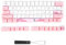 Hopcd Fünf Seiten Teint Anime Stil PBT Mechanische Tastatur Ersatz Knopf Keycaps Set Basteln Sublimation PBT Keycaps – 73 Stück (Mädchen)