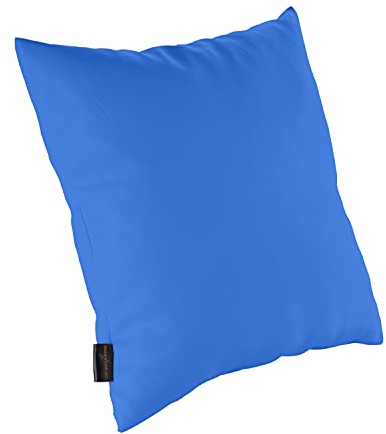 pader medi.tech Kopfkissen mit Schaumstoff-Flocken, 40x40cm, Therapiekissen, Lagerungskissen für die Physiotherapie mit Kunstlederbezug | abwaschbar, bequem | Eisblau