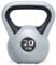 Urban Fitness Vinyl Kettlebell, Black, 20.0 kg