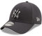 New Era New York Yankees Cap Kappe MLB 9Forty Strapback Fanartikel Baseball grau - One-Size