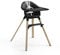 Stokke Clikk Hochstuhl, Black Natural – Rundum-Paket mit Tray & Sicherheitsgurt – Leicht, robust & reisefreundlich – Ergonomisch mit verstellbaren Funktionen – Ideal für 6–36 Monate oder bis 15 kg