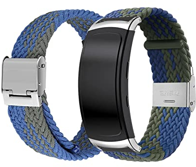 Armbänder Für Samsung Gear fit 2/ Gear Fit 2 Pro Armband Nylon Sport Strap Geflochten Elastisch Mesh Für Damen/Herren Ersatzband Fitness Kompatibel mit Galaxy Gear fit 2/ Gear Fit 2 Pro (27)