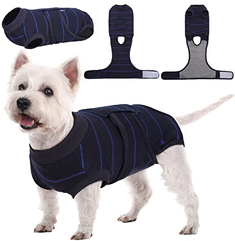 Kuoser Hundebody Nach Op, Hundebody Nach Kastration Rüde, Hundebody Nach Op Hündin,Atmungsaktive Body Hund Katzenbody Nach Op,Anti-Wundlecken Anzug Hund,E-Halsband Alternative Nach Hund Body Operation
