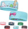 Kinder Stirnband - 2-8 Jahre - dünnes, ultraleichtes und elastisches Sportstirnband für Jungen und Mädchen (Einhorn Türkis)