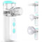 Aérosol Portable, Inhalateur Aérosol Ultrasonique Silencieux pour Adultes et Enfants avec Embout Buccal et Embouchure, Nébuliseur Aérosol Efficace pour les Maladies Respiratoires, Rechargeable par USB