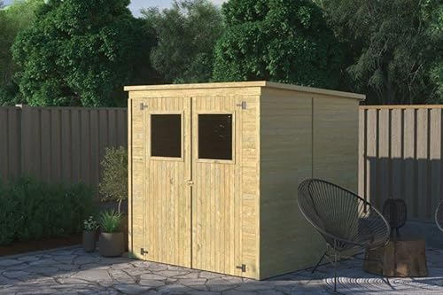 Gartenhaus/Blockhütte 180x180 cm Fonteyn Hochdruck-Imprägniert Ernette
