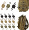 kuyi 15Stück Molle System Zubehör für Tactical Rucksack Weste zubehör für Tactical Backpack Outdoor Molle Tasche Schnalle Elastische Seil Gurtband Schnalle Outdoor-Rucksackzubehör