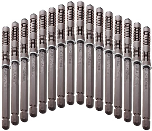 Schwebende Regalhalterungen – 16 Stück, strapazierfähig, unsichtbare Regalhalterungen mit Schrauben, DIY-Hardware, Jalousienstützen, Regale, 109 kg, Ø10 x 100 mm (16 Stück)