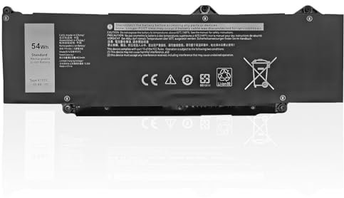 GDDGFVKV 11,4 V 54WH 2X1V9 DR02P R73TC GTG7N Batterie pour Ordinateur Portable Dell Latitude 5340 5440 5540 3340 3440 3540 3480 3580