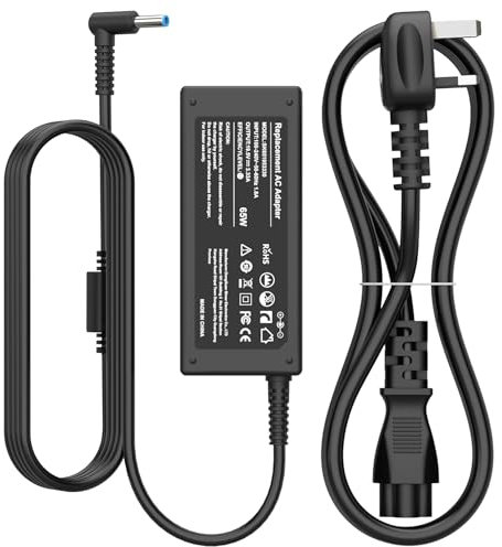 65W Laptop Charger Compatible With HP Pavilion x360 11 13 15 EliteBook 840 850 G5 ProBook 430 440 450 455 470 G4 G5 G6 G7 G8 250 G6 255 G7 710412-001 741727-001 19.5V 3.33A Power Supply Adapter