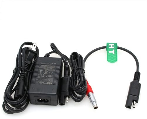 HangTon AC DC Netzteil Adapter für Sokkia GRX-3 GRX3 Receiver, 12V SAE Power Bank auf 5-Pin ODU