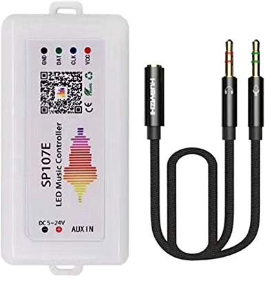 Yuattory WiFi RGB SP107E Pixel IC SPI Musik Bluetooth Controller FüR WS2812 SK6812 SK9822 RGBW APA102 LPD8806 WS2815 Strip DC5-24V