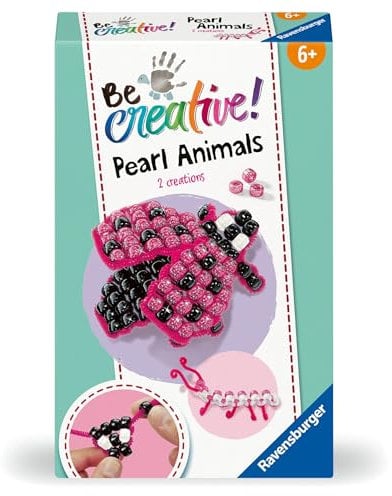 Ravensburger BeCreative 25539 Perlentier Marienkäfer, DIY für Kinder ab 6 Jahren