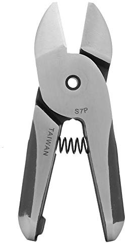 ANKROYU Pneumatische Schneidezange, Luftschere für Kunststoffkabel, Hartmetall Seitenschneider für Stahldraht, Ersatz für HS30 Schere, aus Aluminium und legiertem Stahl