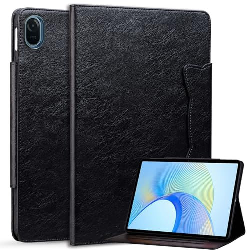 Bxithnr Funda para Honor Pad 8 12 Pulgadas 2022 Tablet Carcasa PU + TPU Cuero Flip Case Cover con Función de Soporte - Negro
