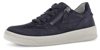 Gabor Damen Low-Top Sneaker, Frauen Halbschuhe,schnürschuhe,schnürer,straßenschuhe,Strassenschuhe,Sportschuhe,Atlantik,39 EU / 6 UK