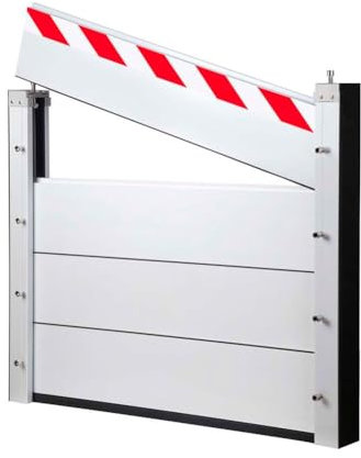 Bordo di protezione dalle inondazioni di alluminio 115x40cm della barriera di inondazione della porta del garage delle dighe temporanee smontabili per la protezione dell'acqua di inondazione