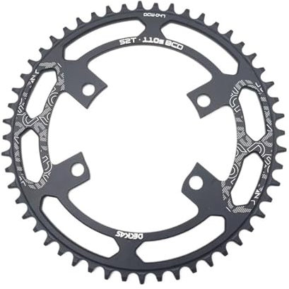 DONGLING Kettenblatt 110 BCD 110BCD Kettenblatt Rennrad schmales breites Kettenblatt Kettenblatt 38 ZäHne(110BCD 4claws 52T)