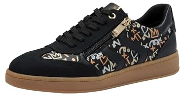 Marco Tozzi Damen Sneaker weiches Feel Me Wechselfußbett weiches Innenfutter Vegan Modern