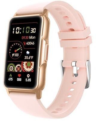 Smart Watch Health Fitness Tracker with 24/7 Heart Rate, Blood Oxygen Blood Pressure Sleep Monitor, 115 Sports Modes, Step Calorie Counter Pedometer IP68 Waterproof for Android and iPhone Women Men