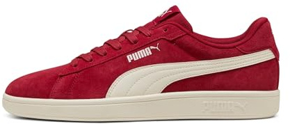 Puma Puma Smash 3.0 Unisex-Erwachsene Sneaker, Dark Crimson-Warm White, 42 EU