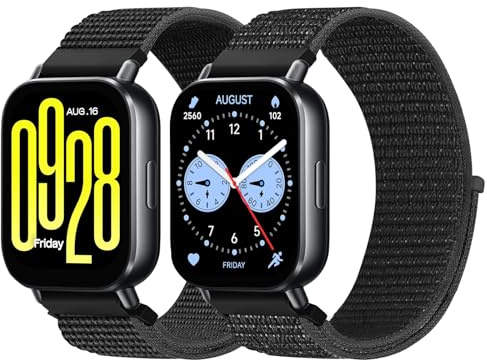 TumCez 22mm Nylon Armband für Xiaomi Redmi Watch 5 Active/Redmi Watch 5 Lite/Garmin Venu 4 3 45mm/Venu 2/Vivoactive 4/Forerunner 265/255/Amazfit Bip 6/Bip 5/Amazfit Balance 2 Armband für Damen Herren