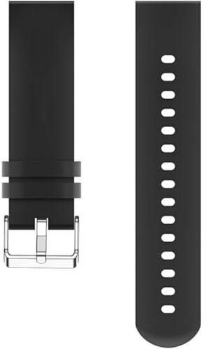 Marsyu Cinturino per smartwatch in silicone nero