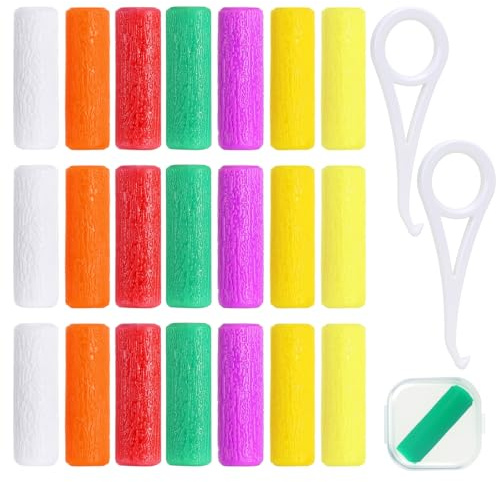 20 Pcs Aligner Chewies, 2 Pcs Remover Tool, Compatible with Invisalign | Retainer Chewies, Aligner Removal Tool with Travel Case, for Daily Dental Health, Home and Travel Personal Care