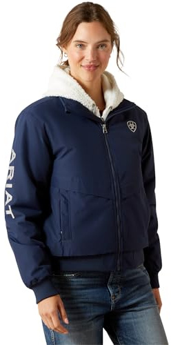 ARIAT Womens Insulated Water Resistant Stable Jacket II - Navy Blue
