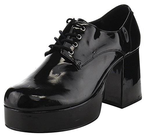 Pleaser JAZZ-02, Herren Brogue Schnürhalbschuhe, Schwarz (Black), 40 EU (7/8 UK)